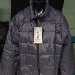 Zeroxposure men's quilted thinsulated puffer coat stay dry n warm guarantee